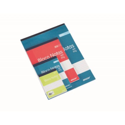 BLOC DE NOTAS ENCOLADO 80H 60G A4 RAYADO HORIZONTAL PA20BLNCSTA4P0001 ANCOR 088518