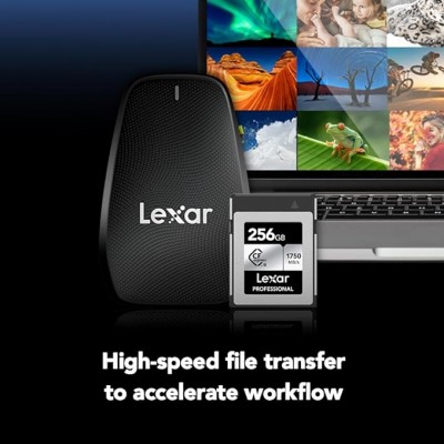 LEXAR 256GB PROFESSIONAL CFEXPRESS TYPE B CARD SILVER UP TO 1750MB S READ 1300MB S WRITE