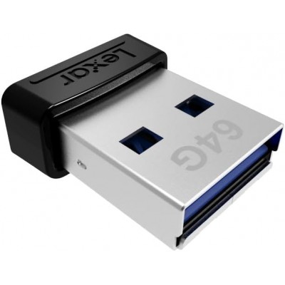 LEXAR JUMPDRIVE USB 31 S47 64GB BLACK PLASTIC HOUSING UP TO 250MB S