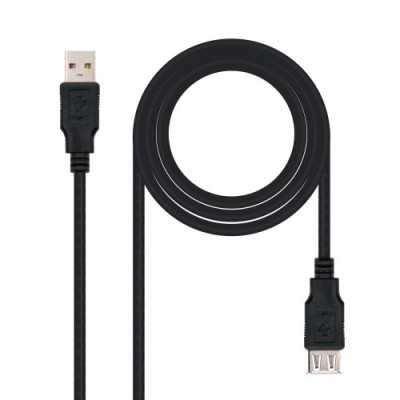 NANOCABLE CABLE USB 20 TIPO A M A H NEGRO 18 M