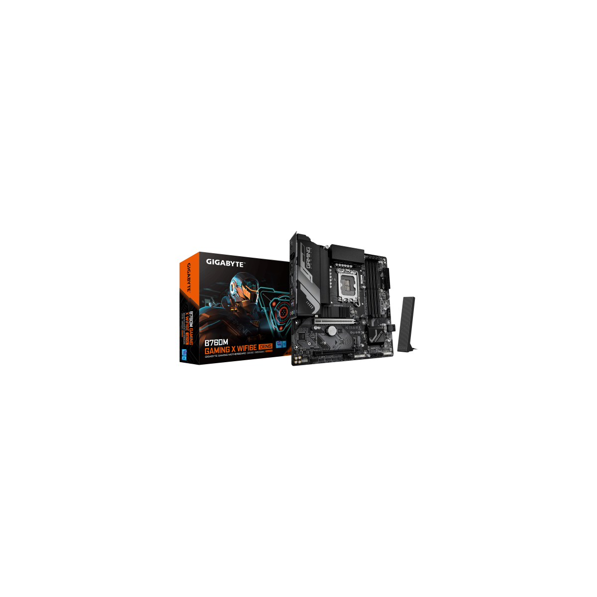 PLACA GIGABYTE B760M GAMING X WF6E GEN5INTEL1700B7604DDR5192GBHDMIDP4SATA3M23USB 32USB C25GBWIFI6EBT53MATX