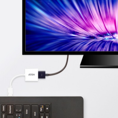 ATEN Adaptador de DisplayPort a HDMI