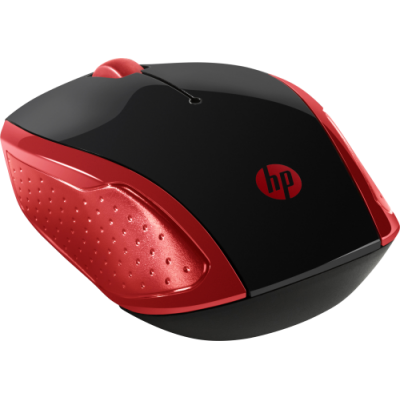 HP Raton inalambrico 200 Rojo imperial
