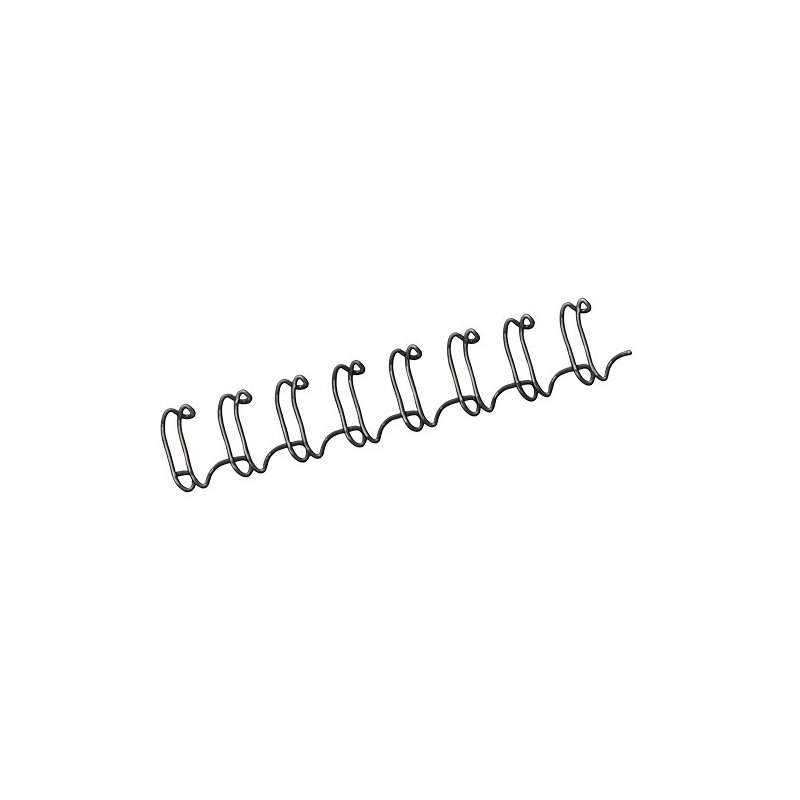 PACK 100 WIRES 6 MM NEGRO FELLOWES 53218