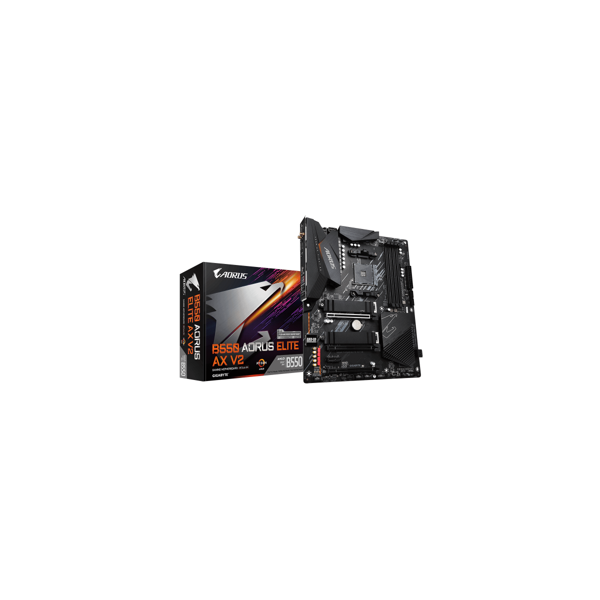 Gigabyte B550 AORUS ELITE AX V2 placa base AMD B550 Zocalo AM4 ATX