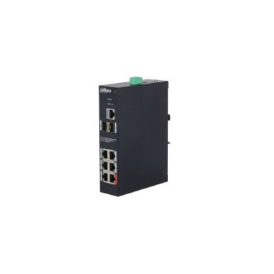 DH HS4208 4GT 90 DAHUA SWITCH INDUSTRIAL 8 PUERTOS 4 PUERTOS POE MANAGED