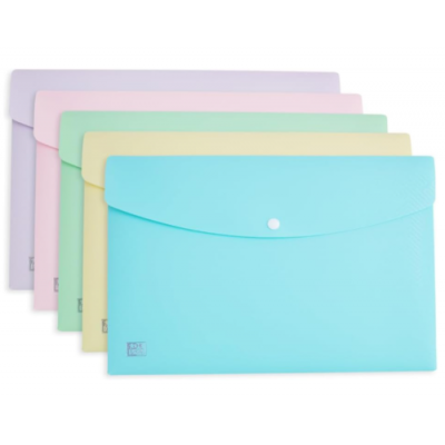 SOBRE BROCHE URBAN TP A4 SURTIDO PASTEL OXFORD 400187613