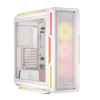 CAJA CORSAIR 5000T LX RGB TEMPERED GLASS MID TOWER CASE WHITE CC 9011299 WW