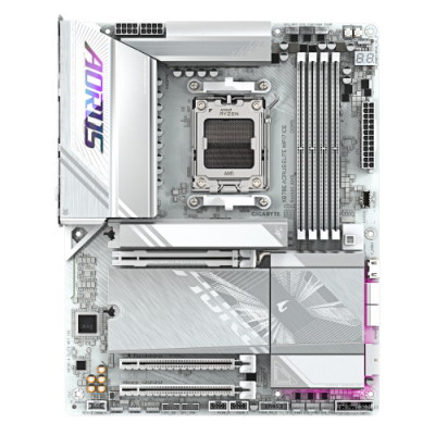 PLACA GIGABYTE X870E A ELITE WIFI7 ICE BLANCOAMDAM5X870E4DDR5256GB1HDMI1FHDMI2USB44SATA34M225GBLANWIFI7BT546USB32TBATX