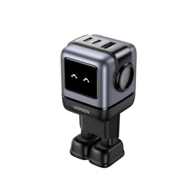 Ugreen Nexode RG 65W 3 Port GaN Ordenador portatil Telefono movil Portatil Bateria portatil Telefono Gris Corriente alterna Car