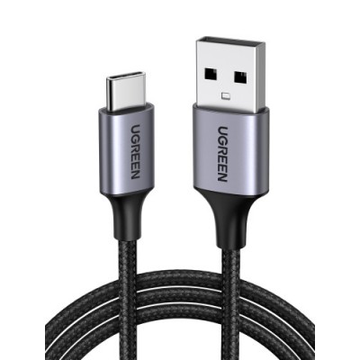 Ugreen 60126 cable USB 1 m USB C USB A Negro Gris