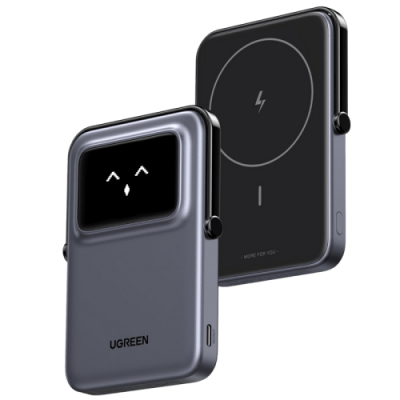 Ugreen UNO 5000 mAh Cargador inalambrico Negro