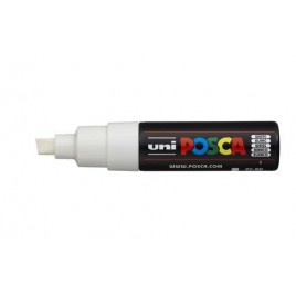 MARCADOR PC 8K POSCA PUNTA B 8MM BLANCO UNI BALL 300426000