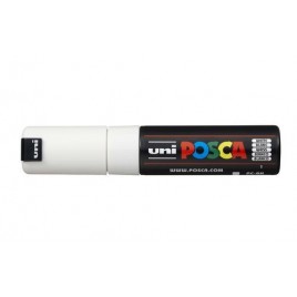 MARCADOR PC 8K POSCA PUNTA B 8MM BLANCO UNI BALL 300426000