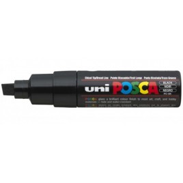 MARCADOR PC 8K POSCA PUNTA B 8MM NEGRO UNI BALL 300566000