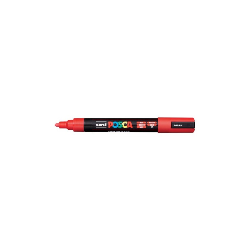 MARCADOR PC 5M POSCA 18 25MM ROJO UNI BALL 286617000