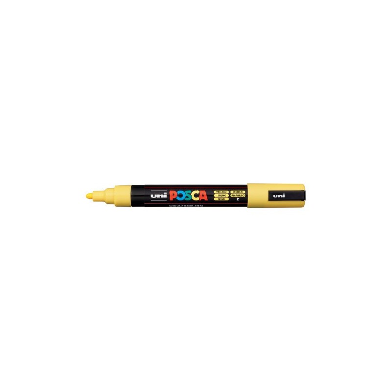 MARCADOR PC 5M POSCA 18 25MM AMARILLO UNI BALL 286526000