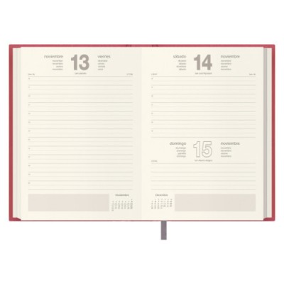 AGENDA 2026 LAUSANA DiA PaGINA 14 X 20 CM COLOR FUCSIA DOHE 12737 26