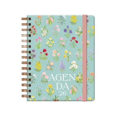AGENDA 2026 BOTANICAL ESPIRAL SEMANA VISTA 15 X 21 CM BOUQUET DOHE 13265 26