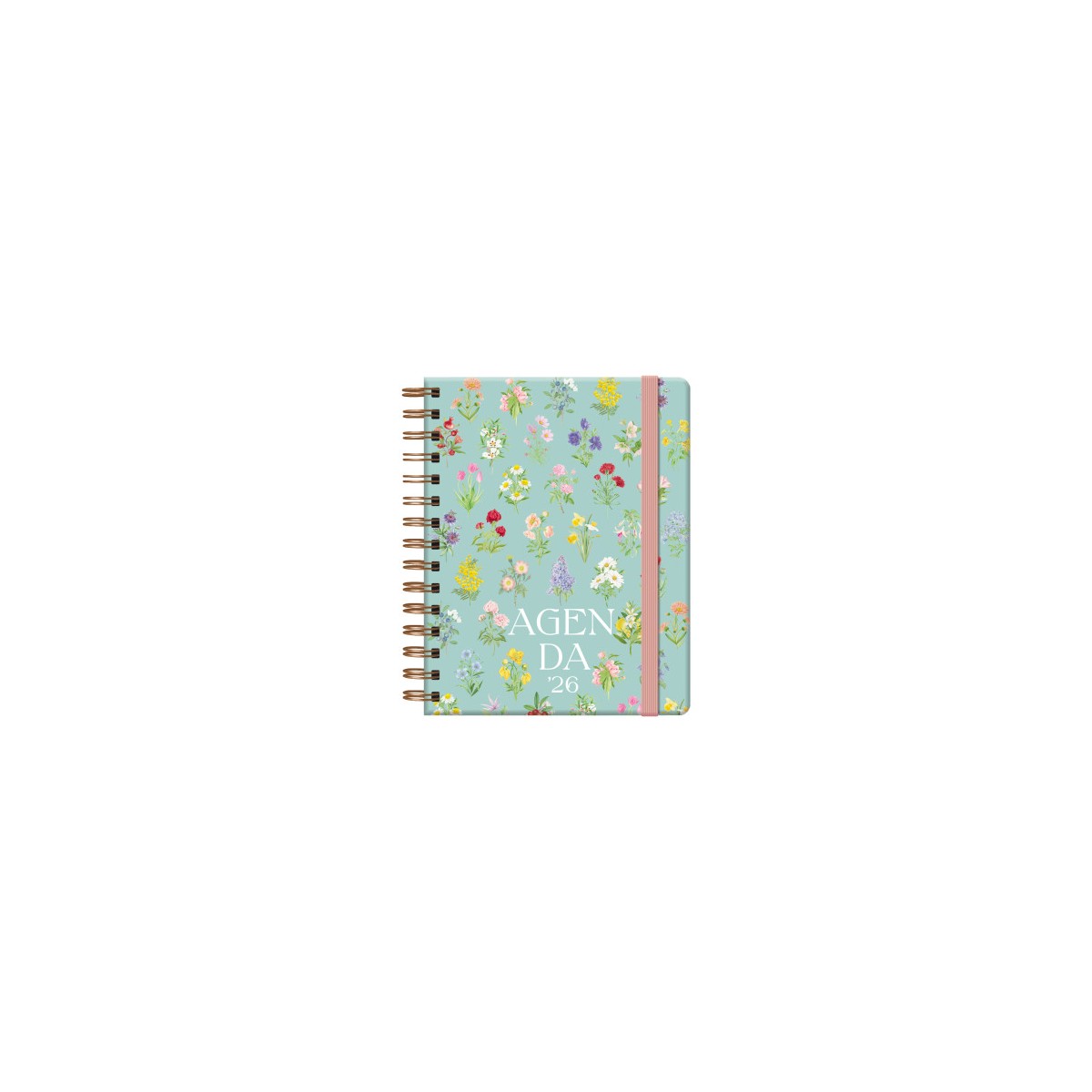 AGENDA 2026 BOTANICAL ESPIRAL SEMANA VISTA 15 X 21 CM BOUQUET DOHE 13265 26