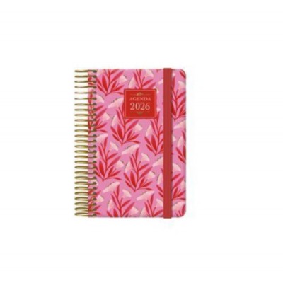 AGENDA 2026 CHARM ESPIRAL SEMANA VISTA BOLSILLO 85 X 13 CM LADY DOHE 13251 26