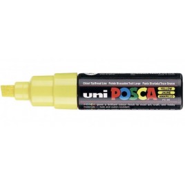 MARCADOR PC 8K POSCA PUNTA B 8MM AMARILLO UNI BALL 300434000