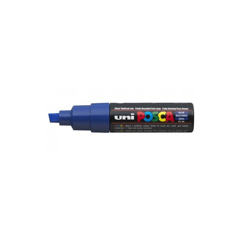 MARCADOR PC 8K POSCA PUNTA B 8MM AZUL UNI BALL 300491000