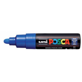 ROTULADOR NO PERMANENTE 45 55MM PC 7M AZUL UNI BALL 300145000