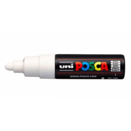 ROTULADOR NO PERMANENTE 45 55MM PC 7M BLANCO UNI BALL 300079000