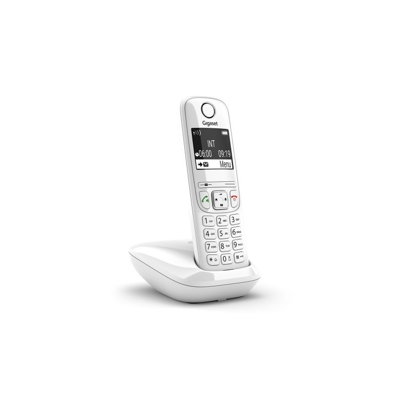 Gigaset AS690 Telefono DECT analogico Identificador de llamadas Blanco