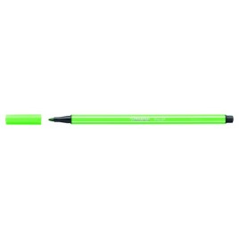 ROTULADOR PUNTA FIBRA MEDIA 1MM PEN 68 VERDE HOJA STABILO 68 43