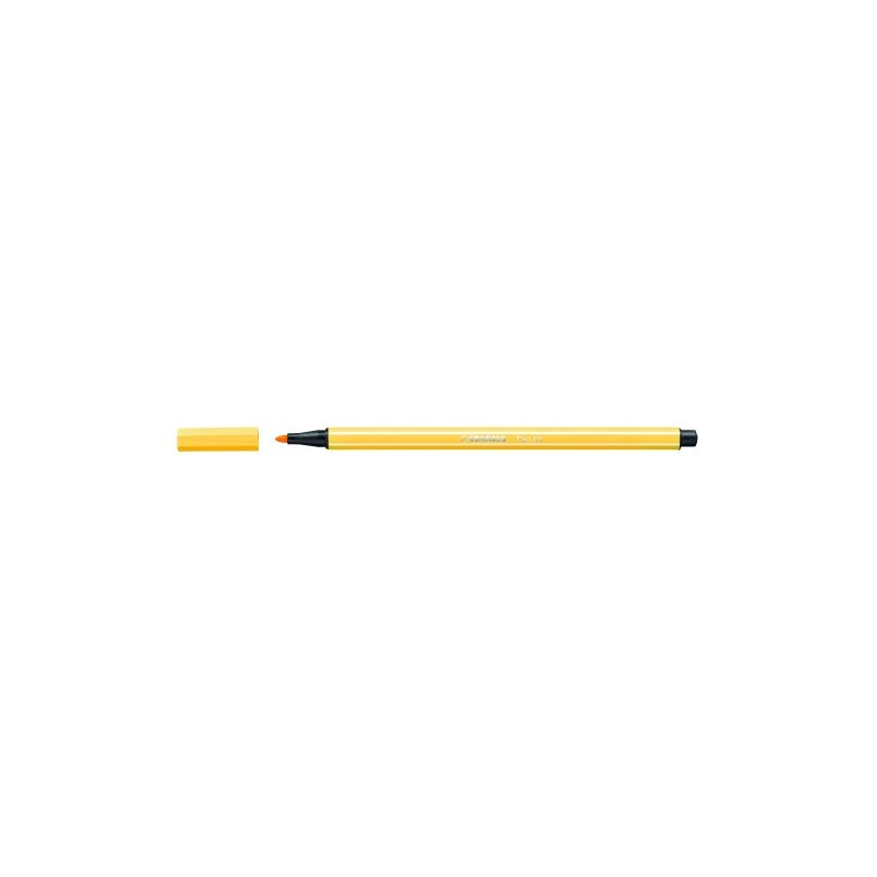 ROTULADOR PUNTA FIBRA MEDIA 1MM PEN 68 AMARILLO STABILO 68 44