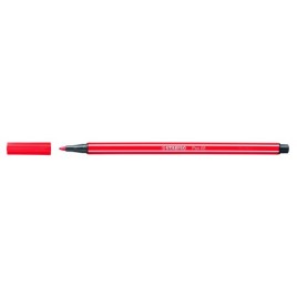 ROTULADOR PUNTA FIBRA MEDIA 1MM PEN 68 ROJO CARMIN STABILO 68 48