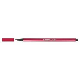 ROTULADOR PUNTA FIBRA MEDIA 1MM PEN 68 ROJO OSCURO STABILO 68 50