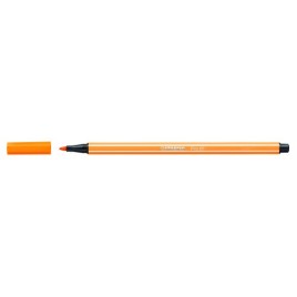 ROTULADOR PUNTA FIBRA MEDIA 1MM PEN 68 NARANJA STABILO 68 54