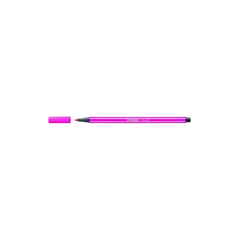 ROTULADOR PUNTA FIBRA MEDIA 1MM PEN 68 ROSA STABILO 68 56