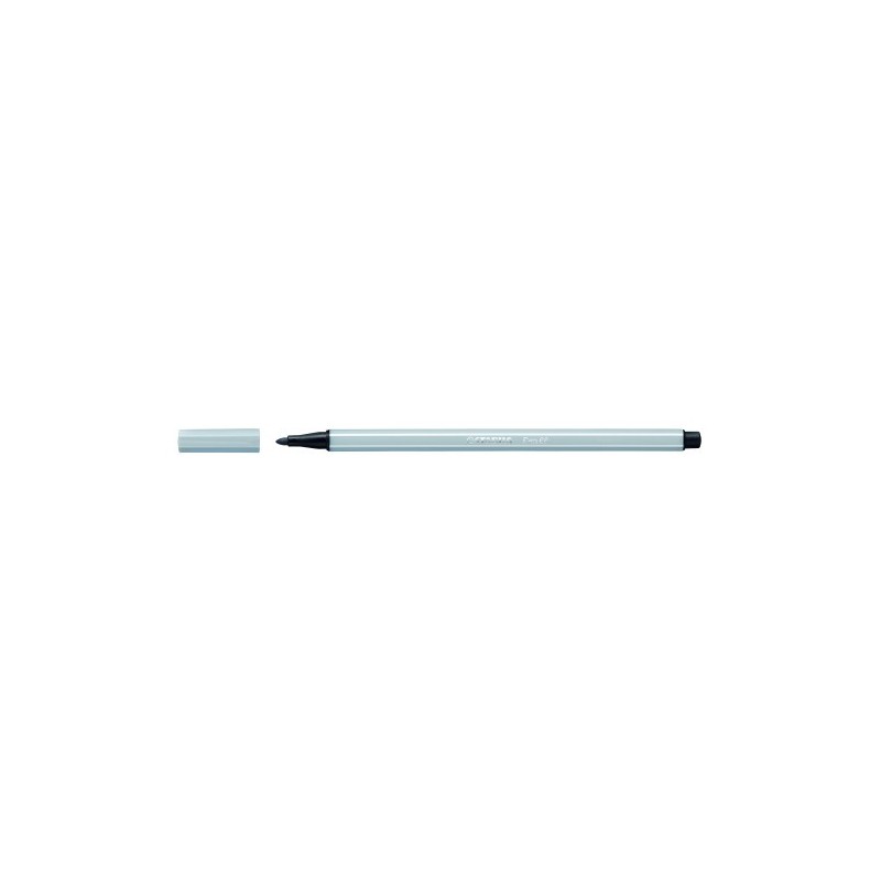 ROTULADOR PUNTA FIBRA MEDIA 1MM PEN 68 GRIS CLARO STABILO 68 94