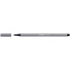 ROTULADOR PUNTA FIBRA MEDIA 1MM PEN 68 GRIS OSCURO STABILO 68 96