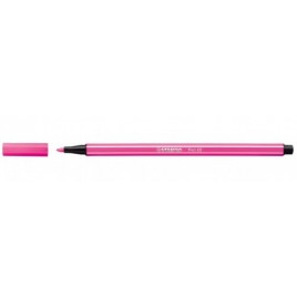 ROTULADOR PUNTA FIBRA MEDIA 1MM PEN 68 ROSA NEON STABILO 68 056