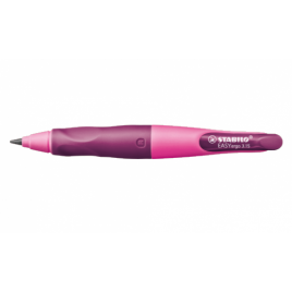 PORTAMINAS EASYERGO MINAS EXTRA GRUESAS 315MM PARA DIESTROS ROSA STABILO B 46870 5