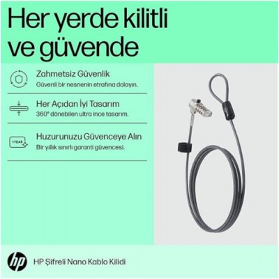 HP Bloqueo de cable con combinacion Nano