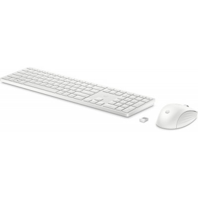 HP Combo de teclado y raton inalambricos 650 blanco
