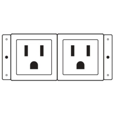 Kramer Electronics TS 2US toma de corriente