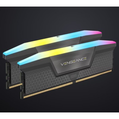 MEMORIA CORSAIR DDR5 64GB 2X32GB PC5200 VENGEANCE RGB CMG64GX5M2B5200Z40