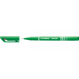 ROTULADOR SENSOR PUNTA FINA 03MM VERDE STABILO 189 36