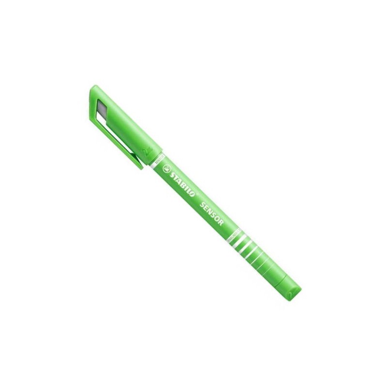 ROTULADOR SENSOR PUNTA FINA 03MM VERDE CLARO STABILO 189 43