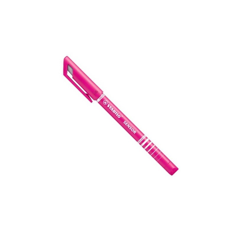 ROTULADOR SENSOR PUNTA FINA 03MM ROSA STABILO 189 56