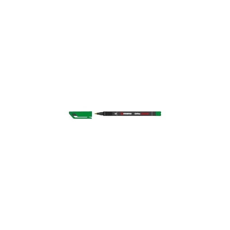 MARCADOR PERMANENTE PUNTA MEDIA OHPEN UNIVERSAL 1MM VERDE STABILO 843 36