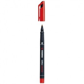 MARCADOR PERMANENTE PUNTA MEDIA OHPEN UNIVERSAL 1MM ROJO STABILO 843 40