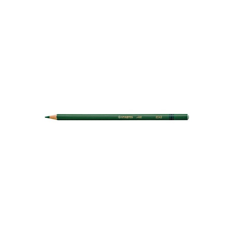 LAPIZ MODELO ALL ACUARELABLE PUNTA 33MM COLOR VERDE STABILO 8043